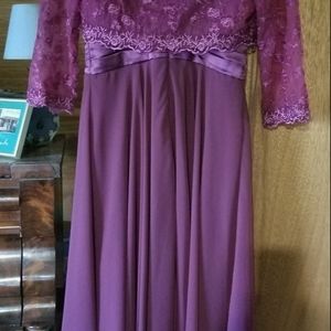 Purple formal dress